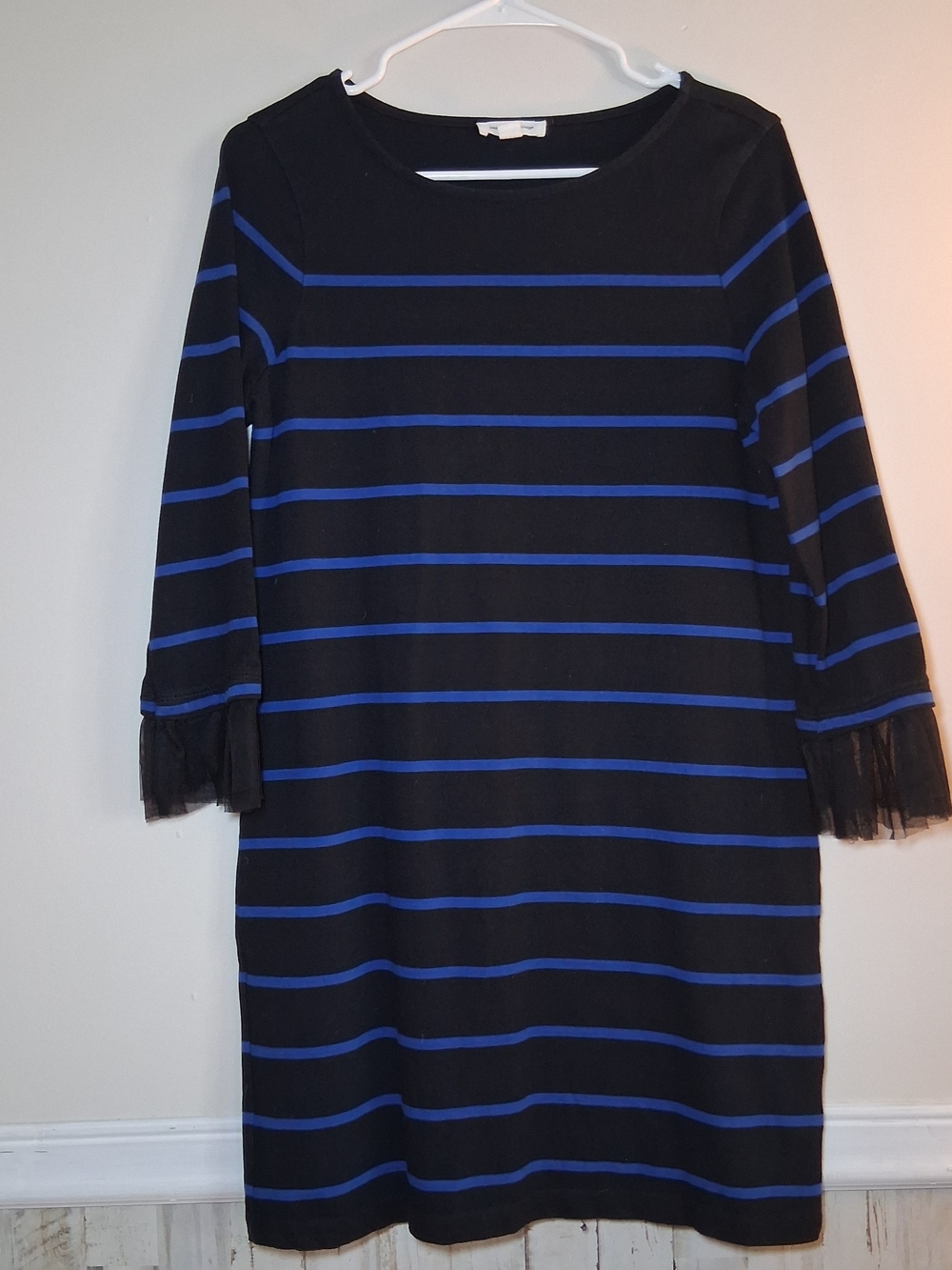 Beachlunchlounge Shay Dress Long Sleeve Tulle Cuffs Size Small Quirky Corporate